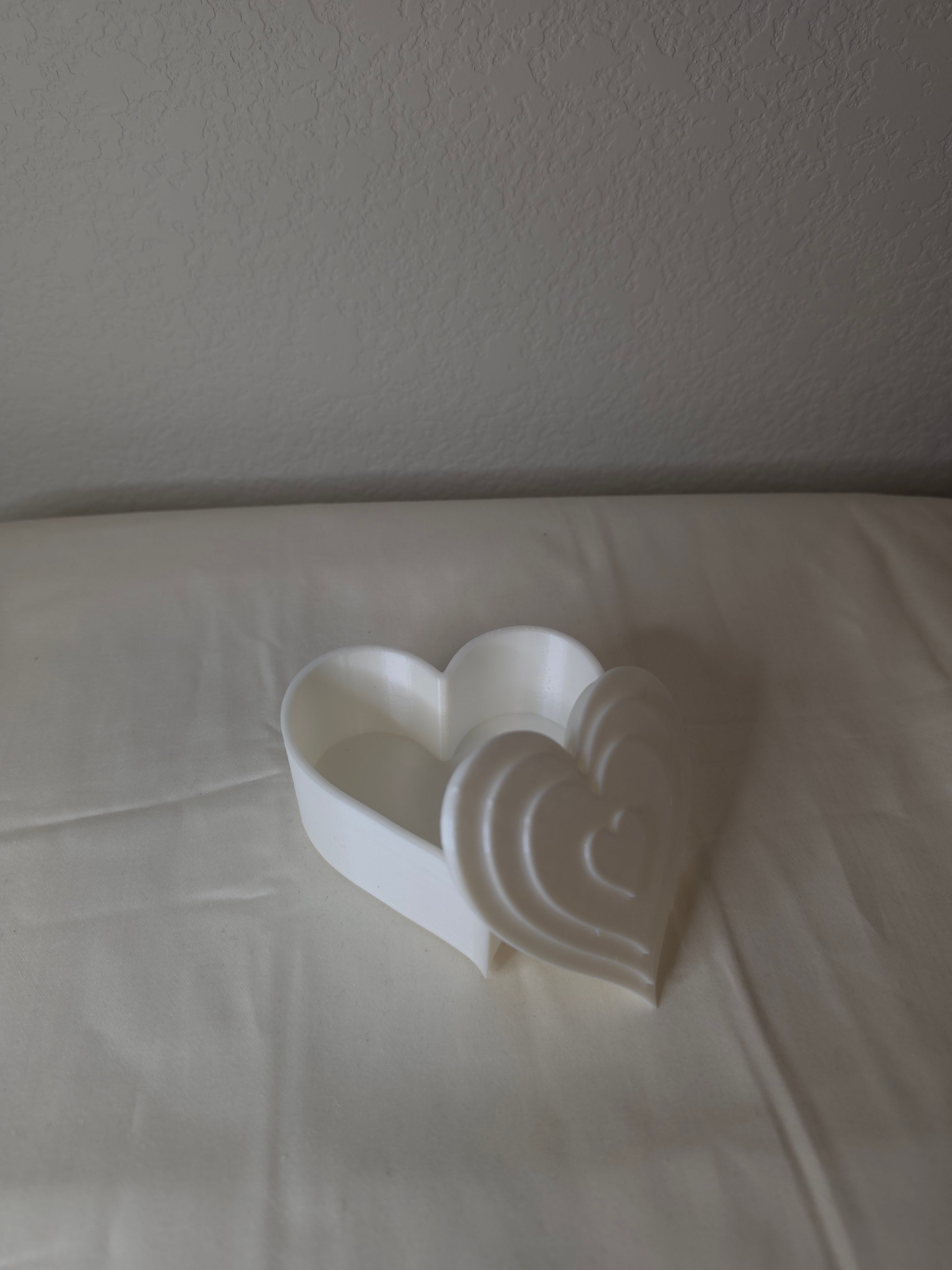3d printed heart jewelry box