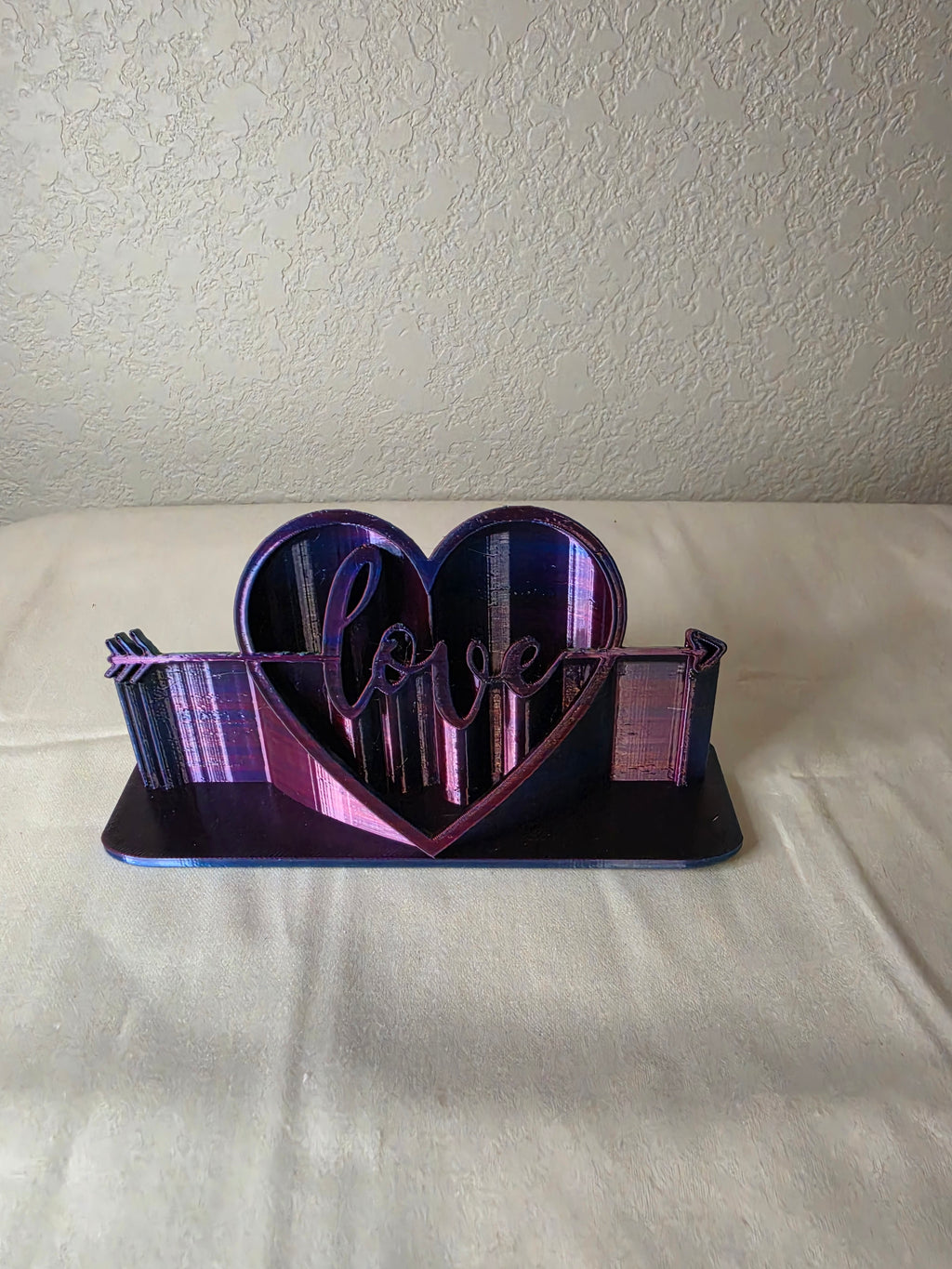 3d printed heart sign