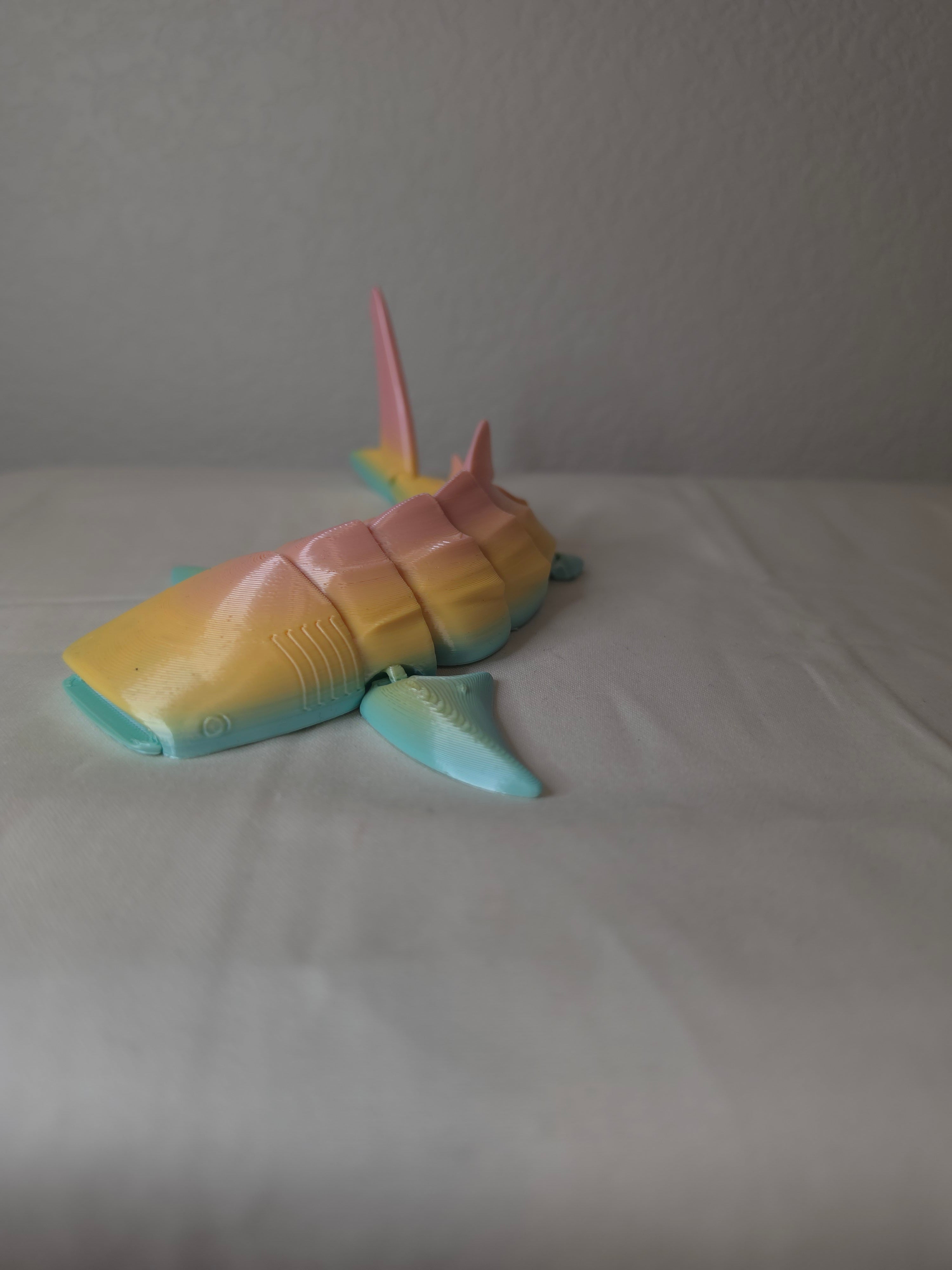 3d printed whale shark
