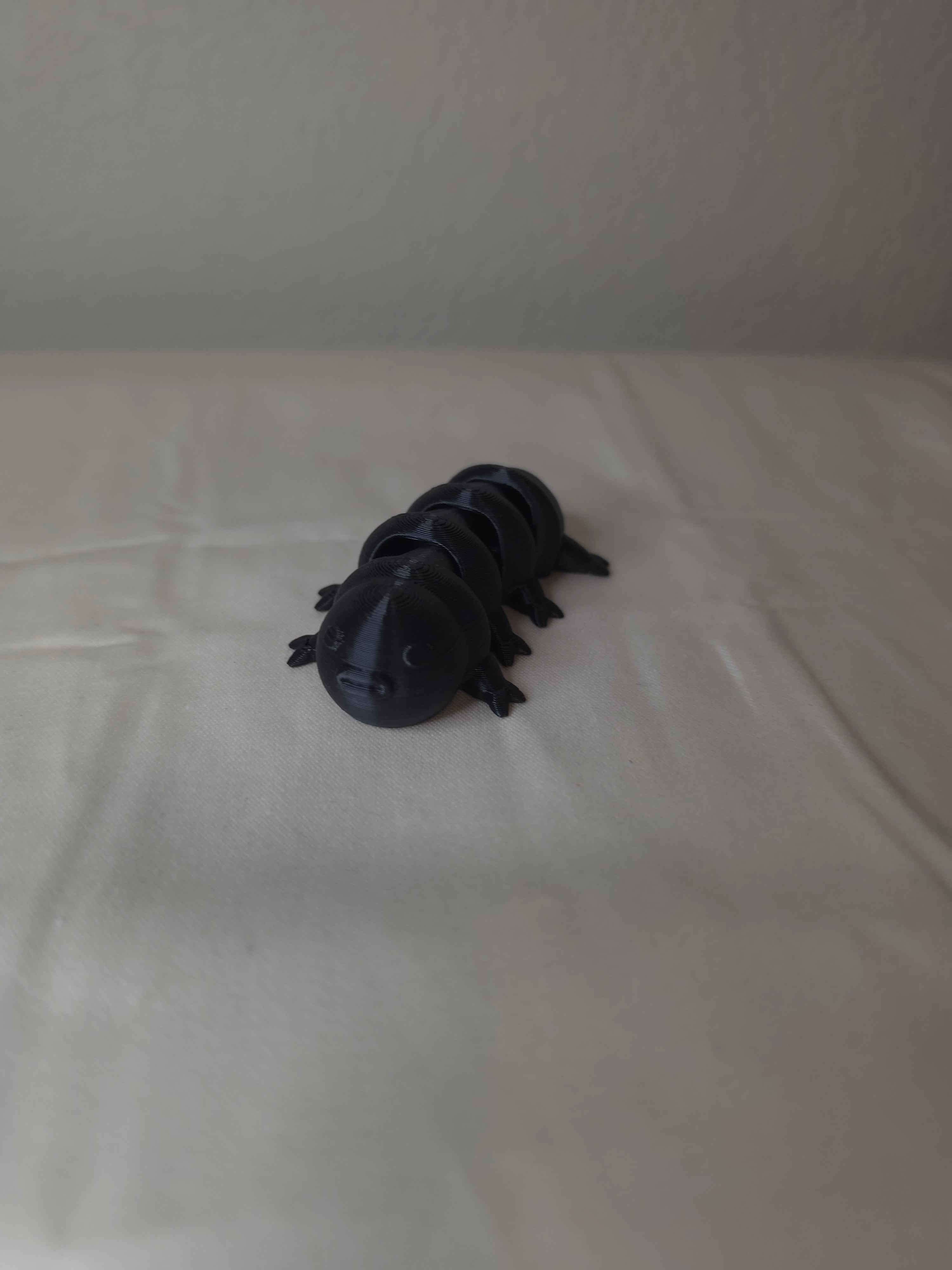3d printed articulated caterpillar