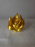 3d printed fire rose