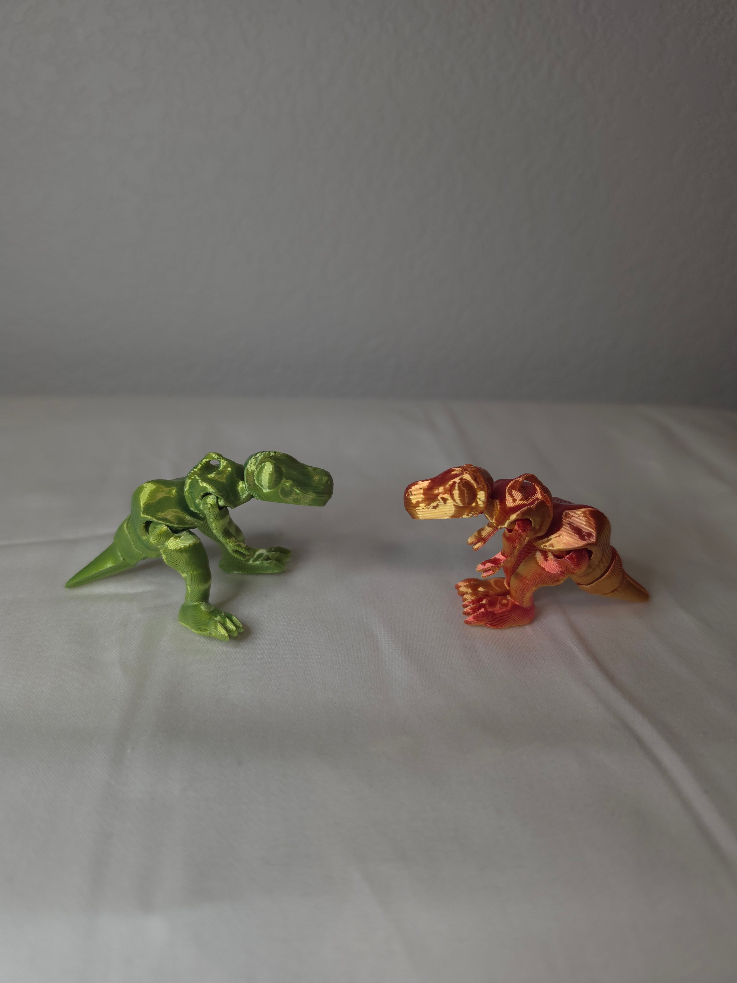 3d printed dinosaur key chain