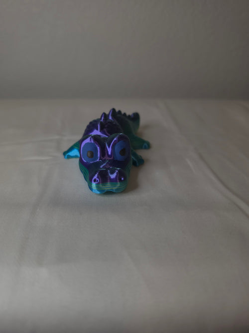 3d printed articulated alligator