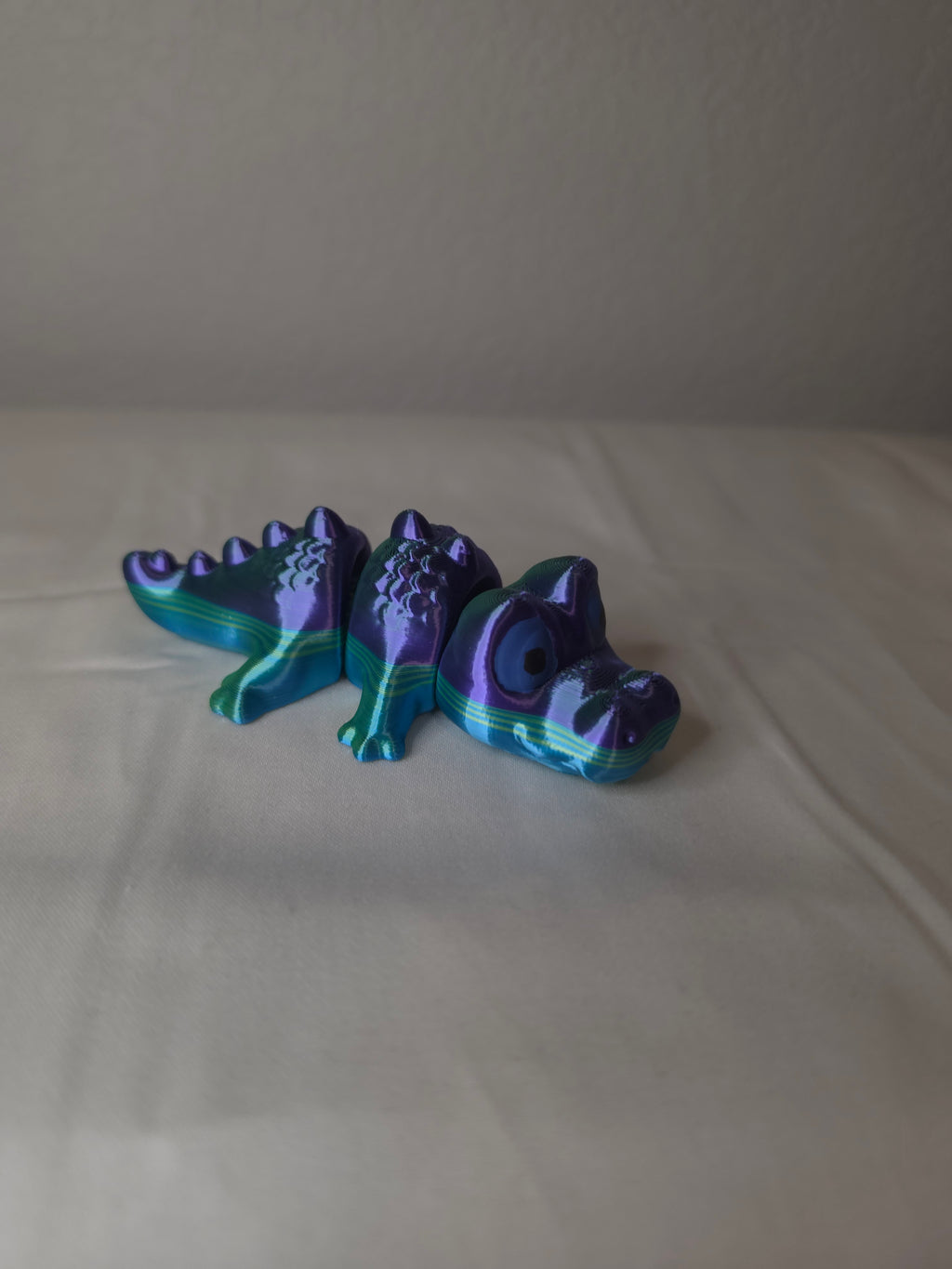 3d printed articulated alligator