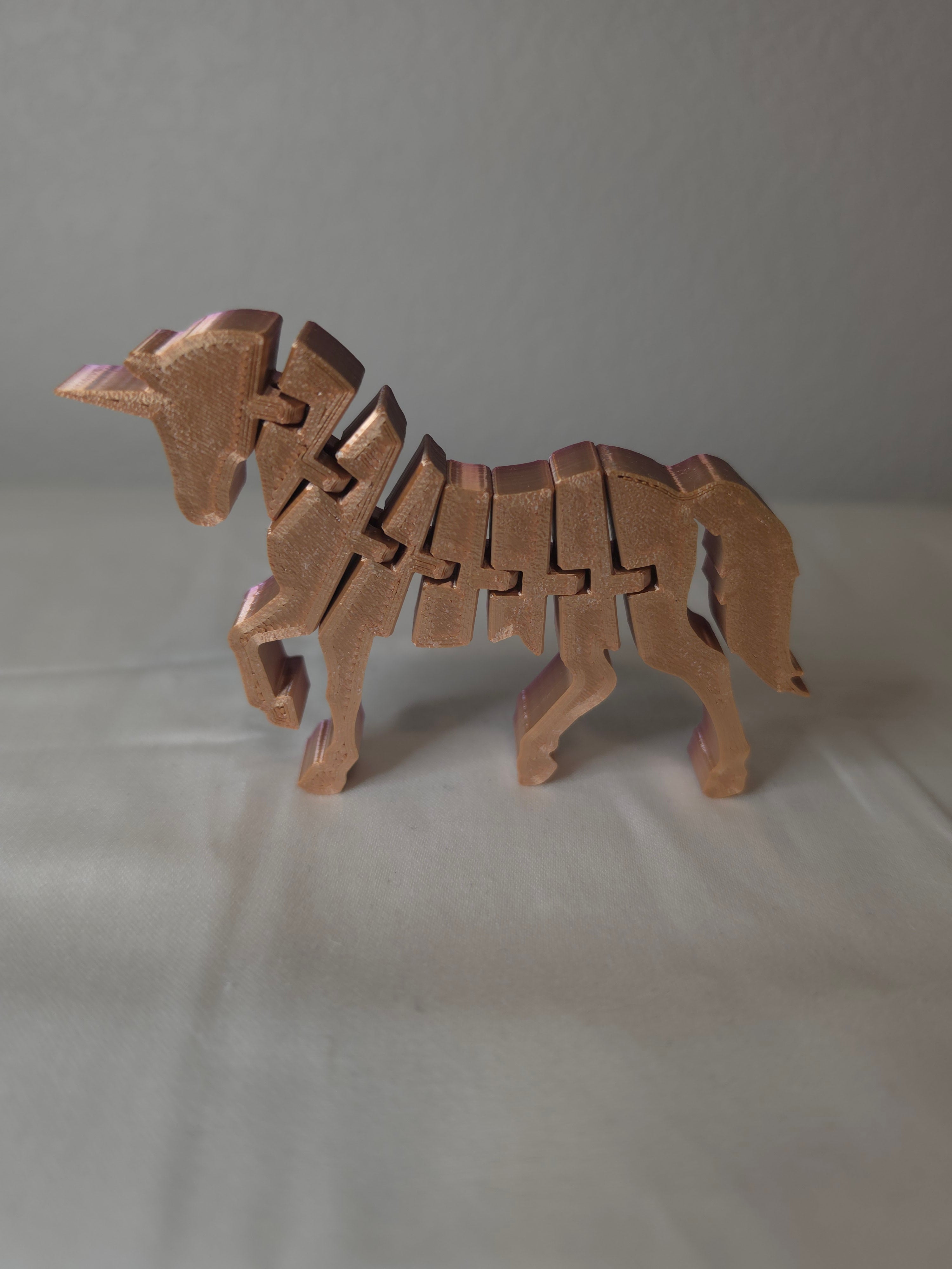 3d printed articulated unicorn