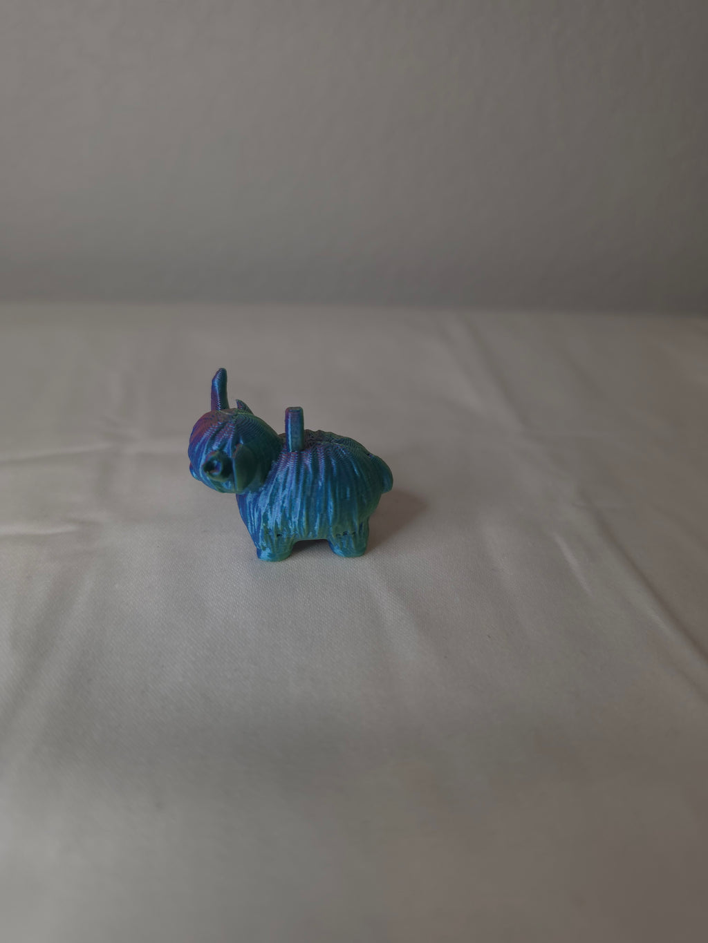 Mini highland cow keychain