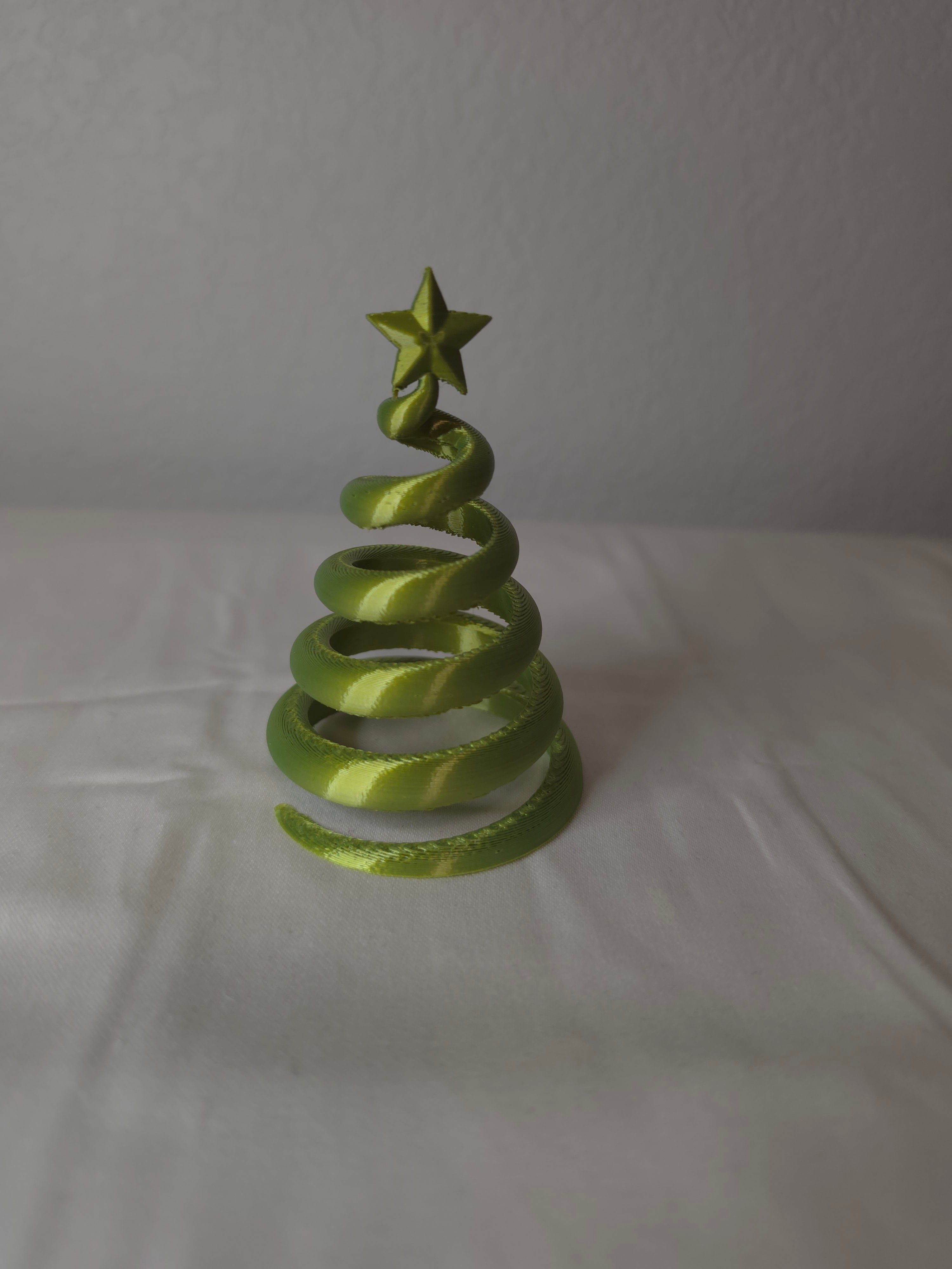 3d printed spiral tree
